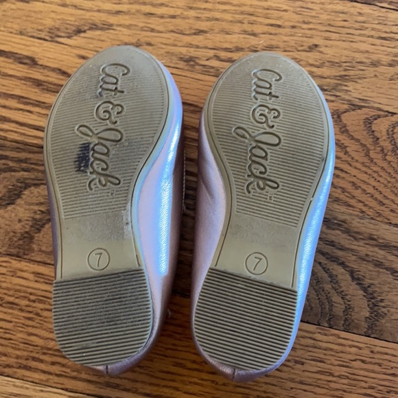 Cat & Jack Shoes Cat Jack Ballet Flats Shimmery Pink Poshmark